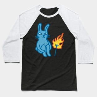 Rabbit blue Baseball T-Shirt